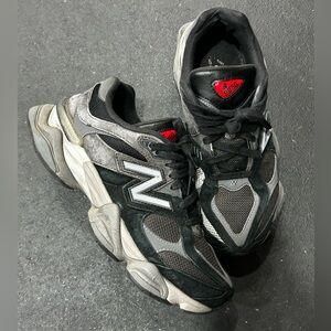New Balance Charcoal and Black Athletic Shoes